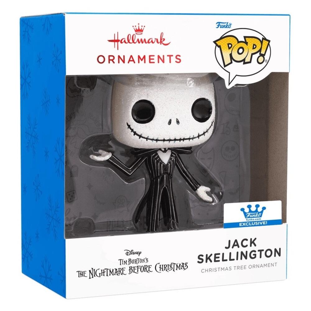 Jack Skellington Nightmare Before Christmas 2023 Hallmark Funko Pop Ornament NIB